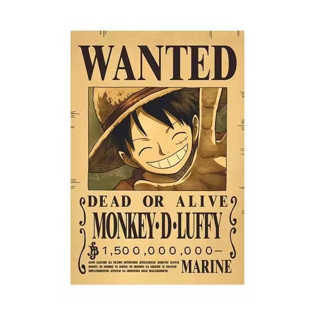 Anime One Piece Bounty Wanted  - Model Kit Vintage ulasan dan harga