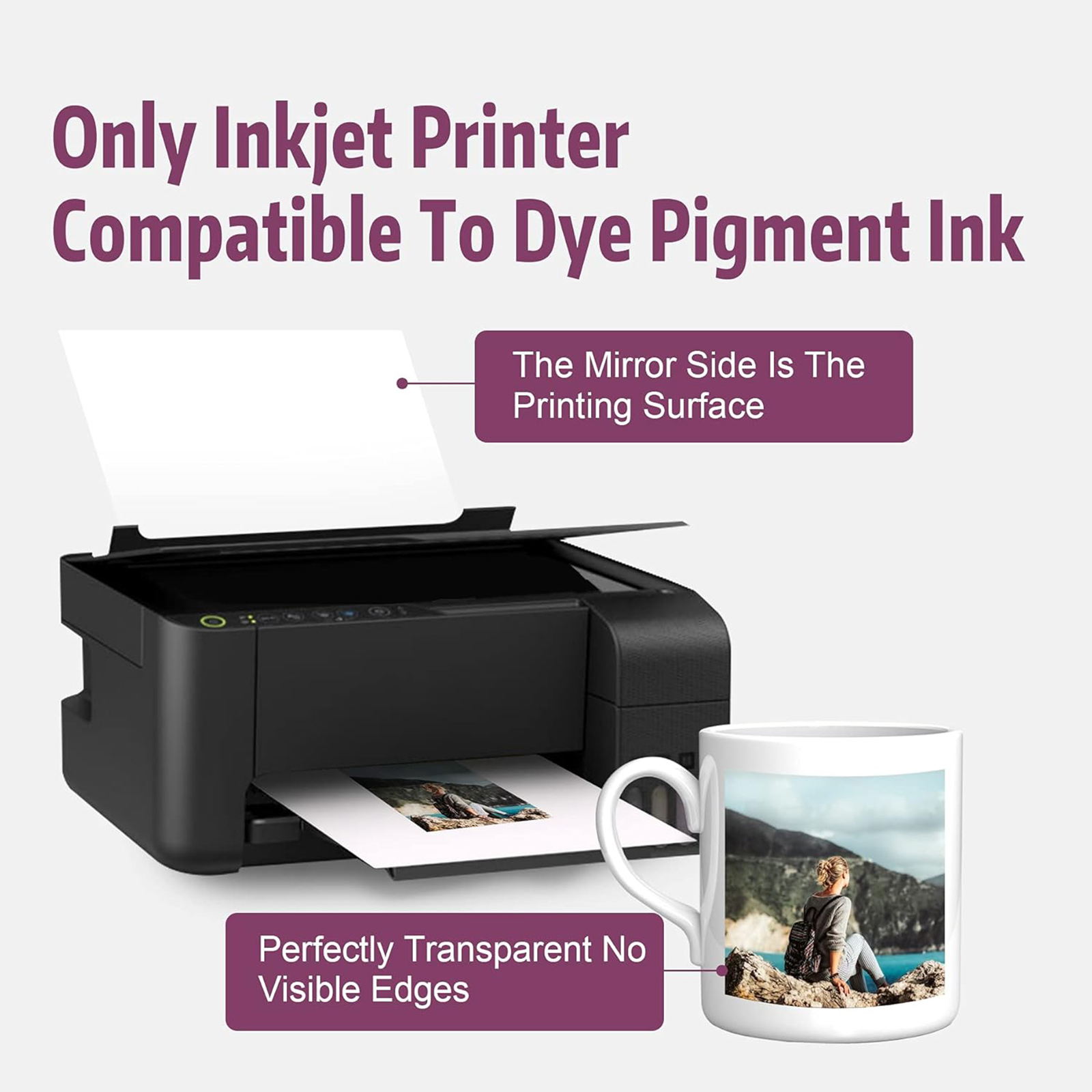 5 Sheets A4 Size Inkjet Waters - Waterslide Decal Paper ulasan dan harga