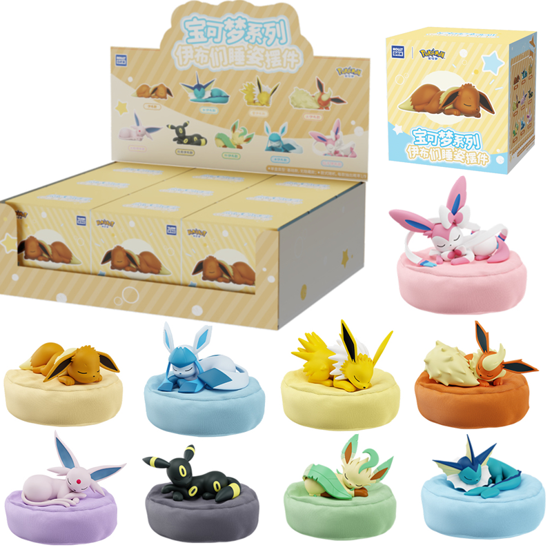 9pcs Anime Pokémon Eeveelution - Model Kit Umbreon ulasan dan harga