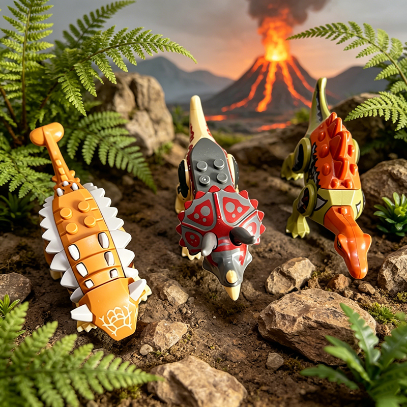 Jurassic Dino Building Blocks  - Model Kit Jurassic Park ulasan dan harga