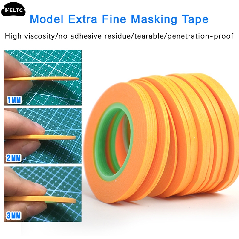 1Roll 18M Textured Paper Model - Masking Tape Thin ulasan dan harga