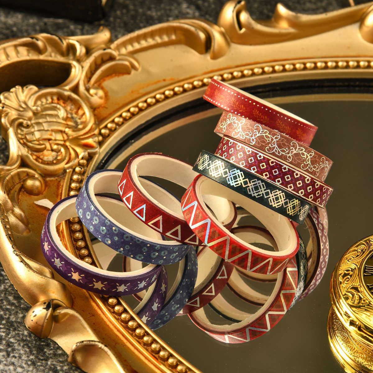 36rolls Slim golden foiled Was - Masking Tape Thin ulasan dan harga