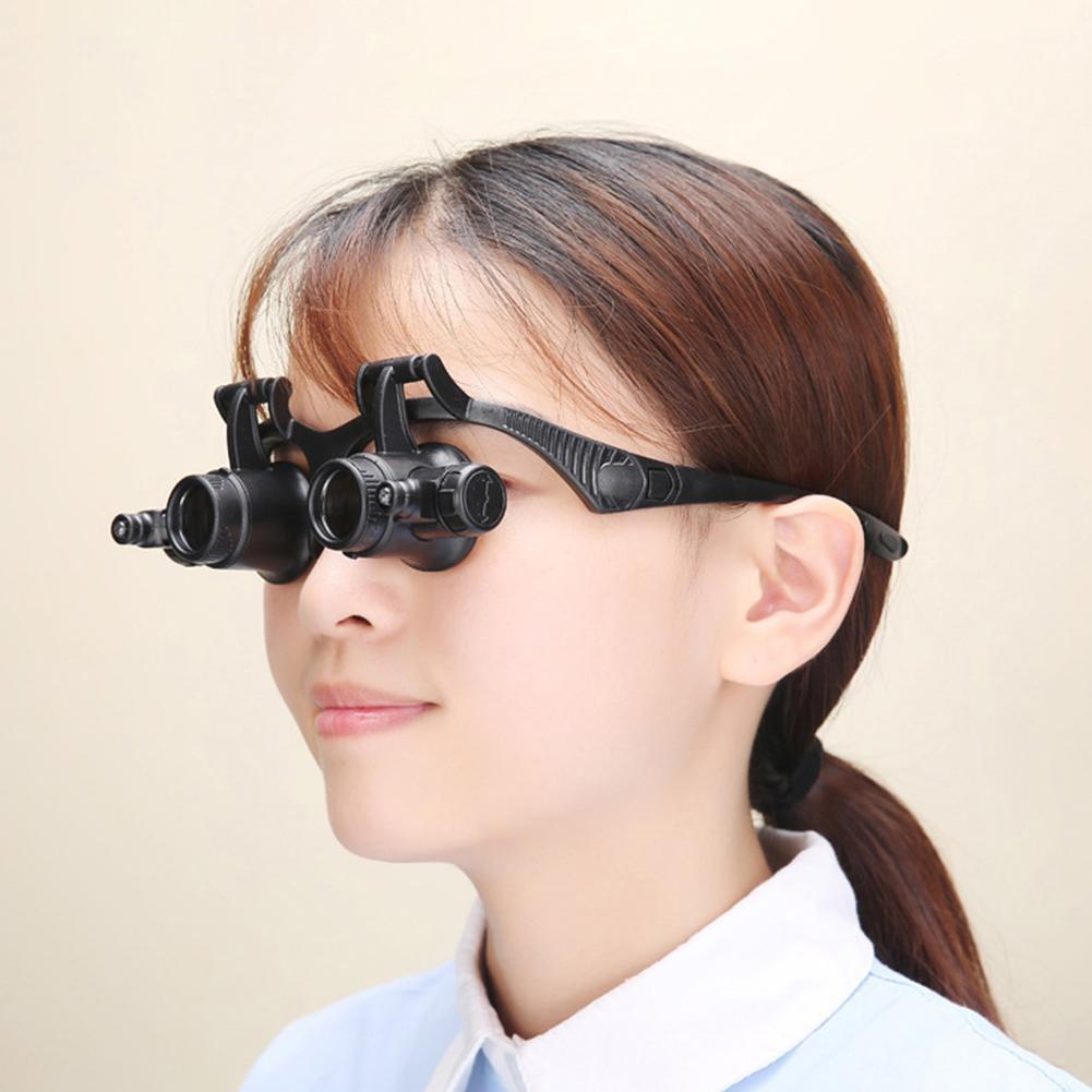 10-25X Head-Worn Magnifier wit - Magnifier With Light ulasan dan harga