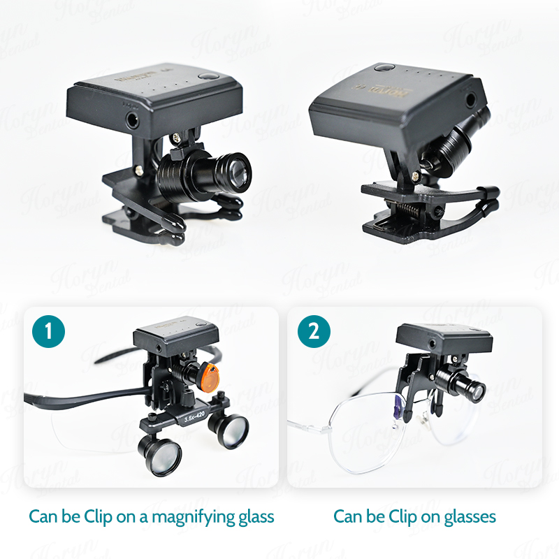 Dental 5W Wireless LED Headlig - Magnifier With Light ulasan dan harga