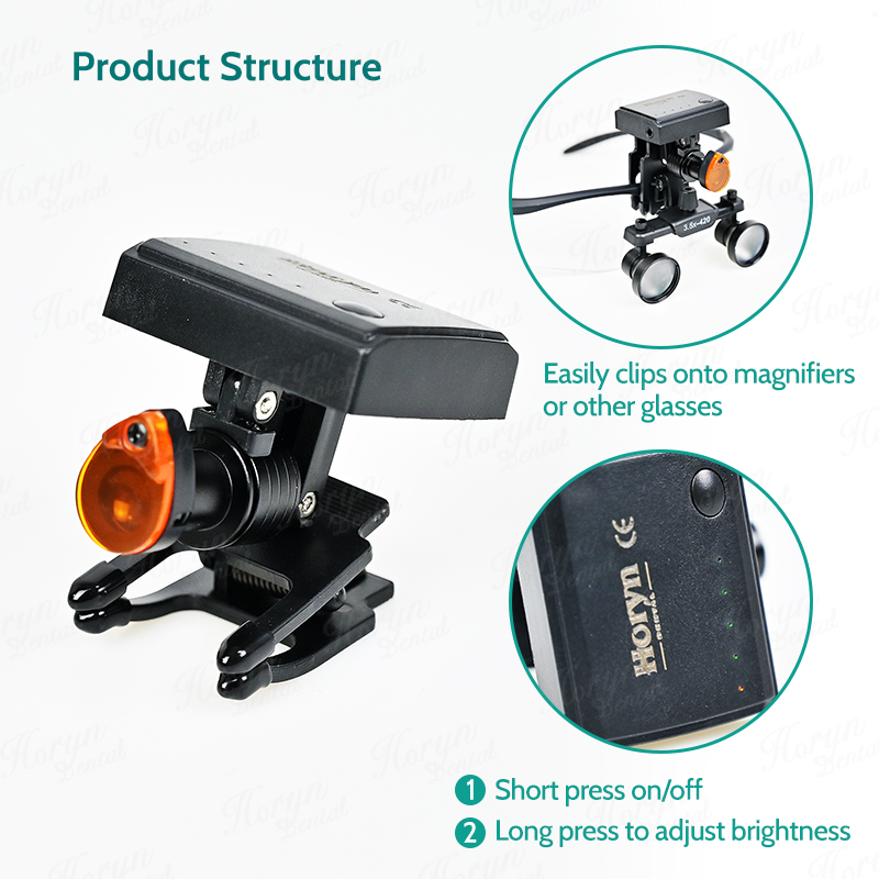 Dental 5W Wireless LED Headlig - Magnifier With Light ulasan dan harga