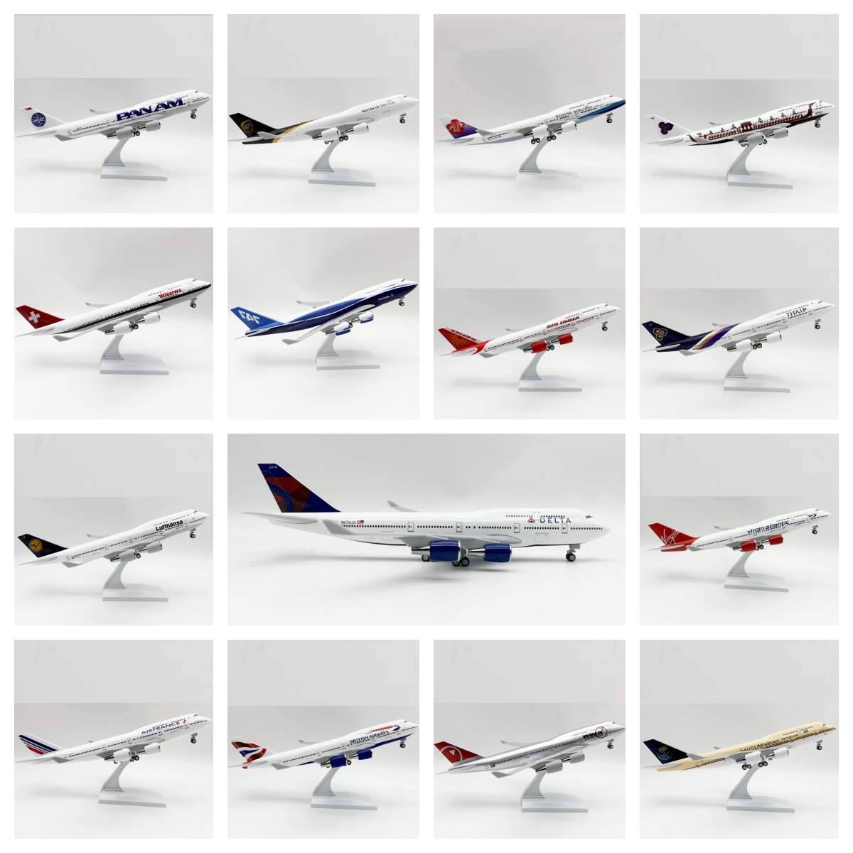 30cm Scale Plane 1/250 B747 Se - Model Kit Airplane ulasan dan harga