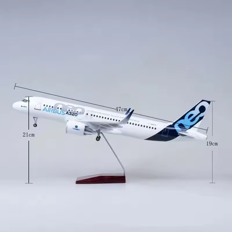 1:80 Scale 47 Cm Model Airbus  - Model Kit Airplane ulasan dan harga