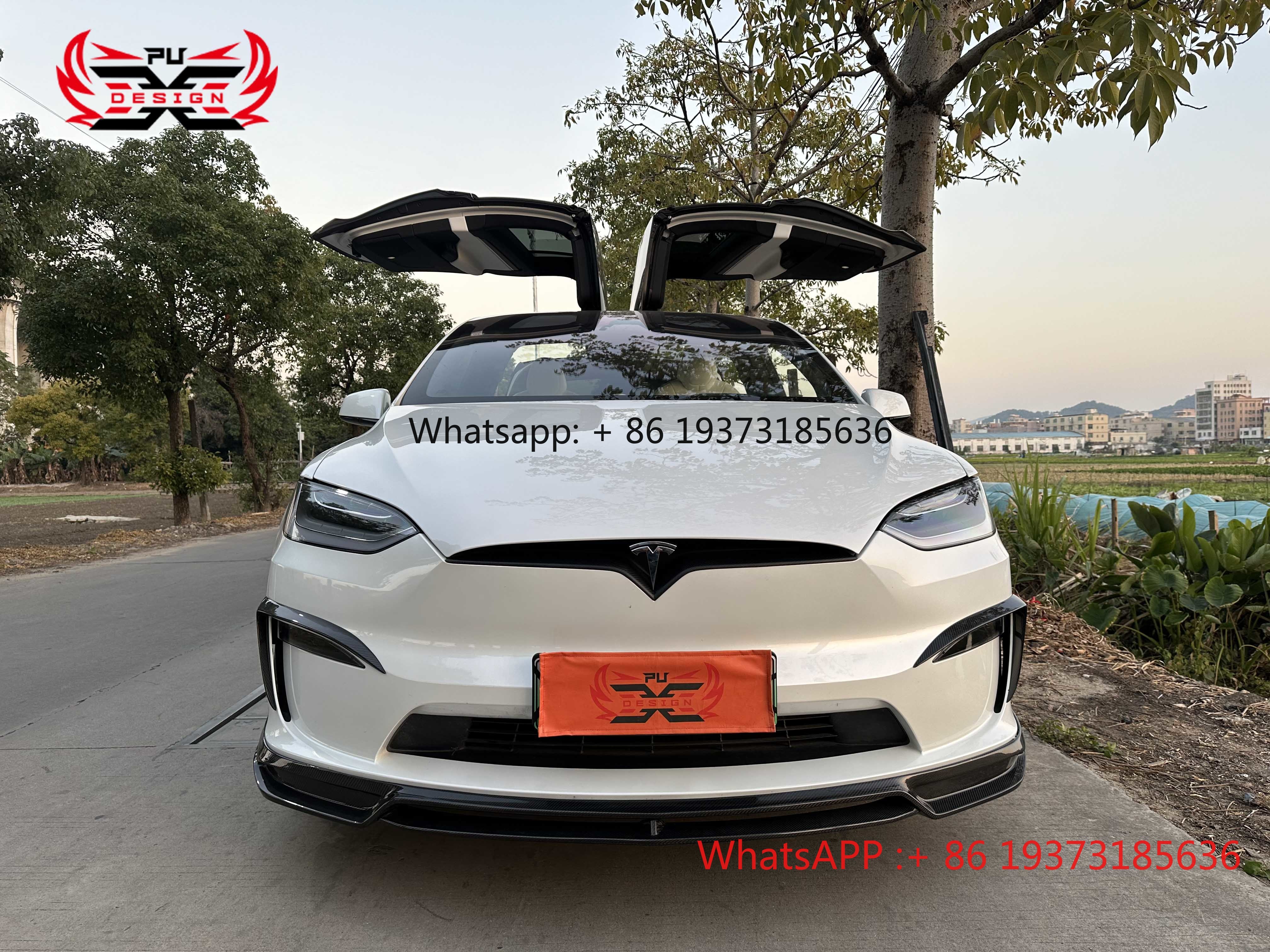 For Tesla Model X Plaid 2021-2 - Model Kit X Wing ulasan dan harga