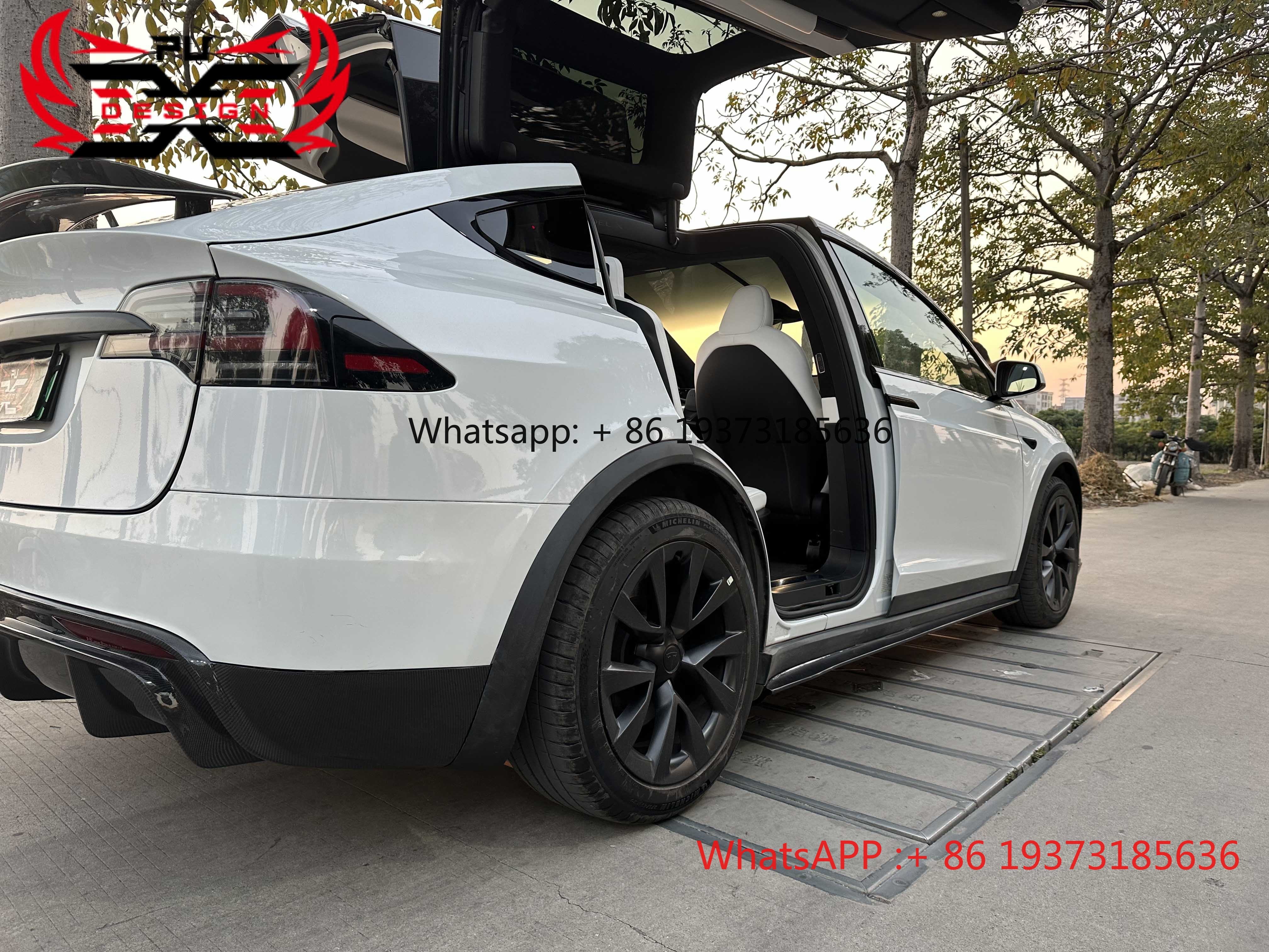 For Tesla Model X Plaid 2021-2 - Model Kit X Wing ulasan dan harga