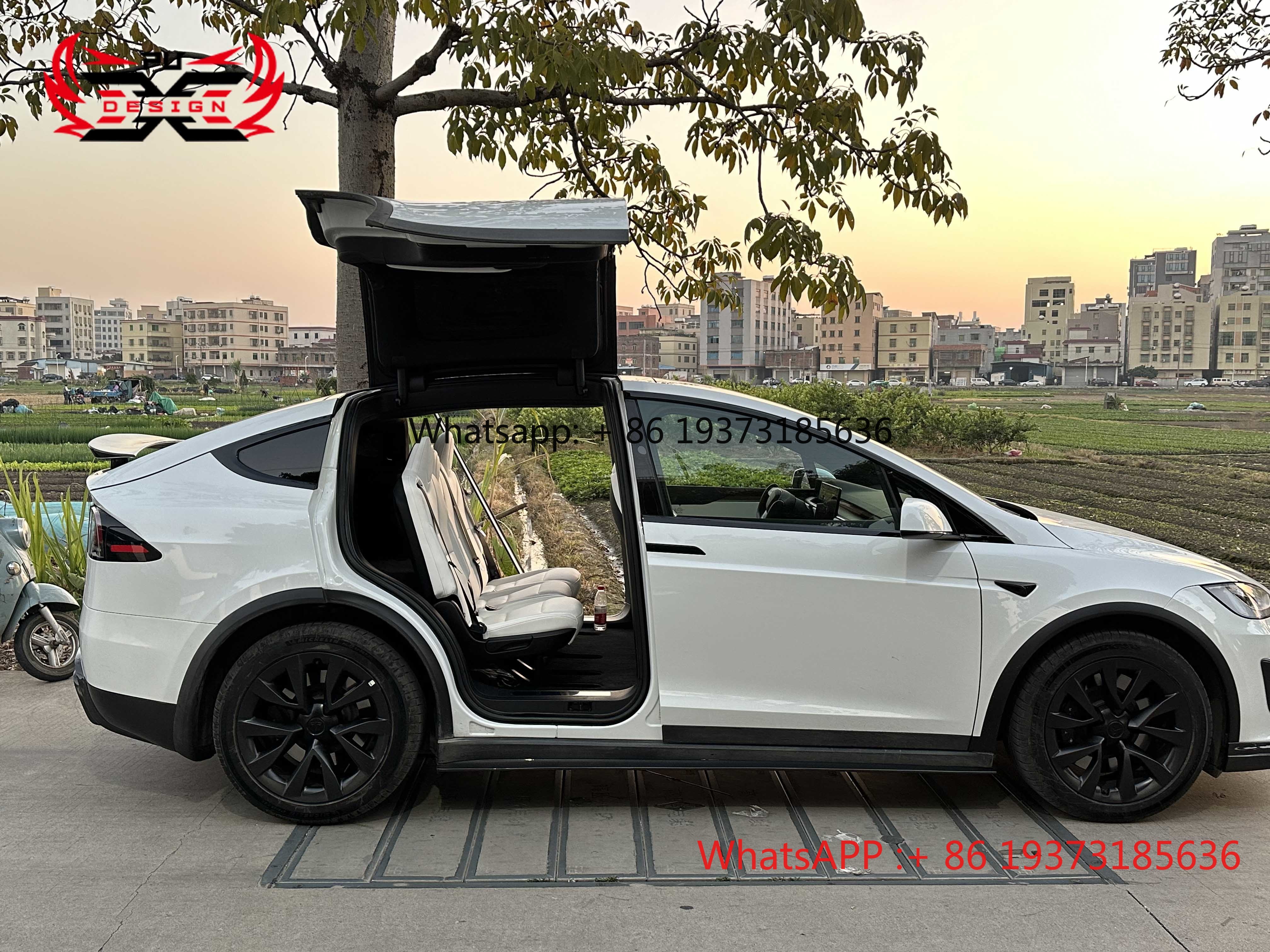 For Tesla Model X Plaid 2021-2 - Model Kit X Wing ulasan dan harga