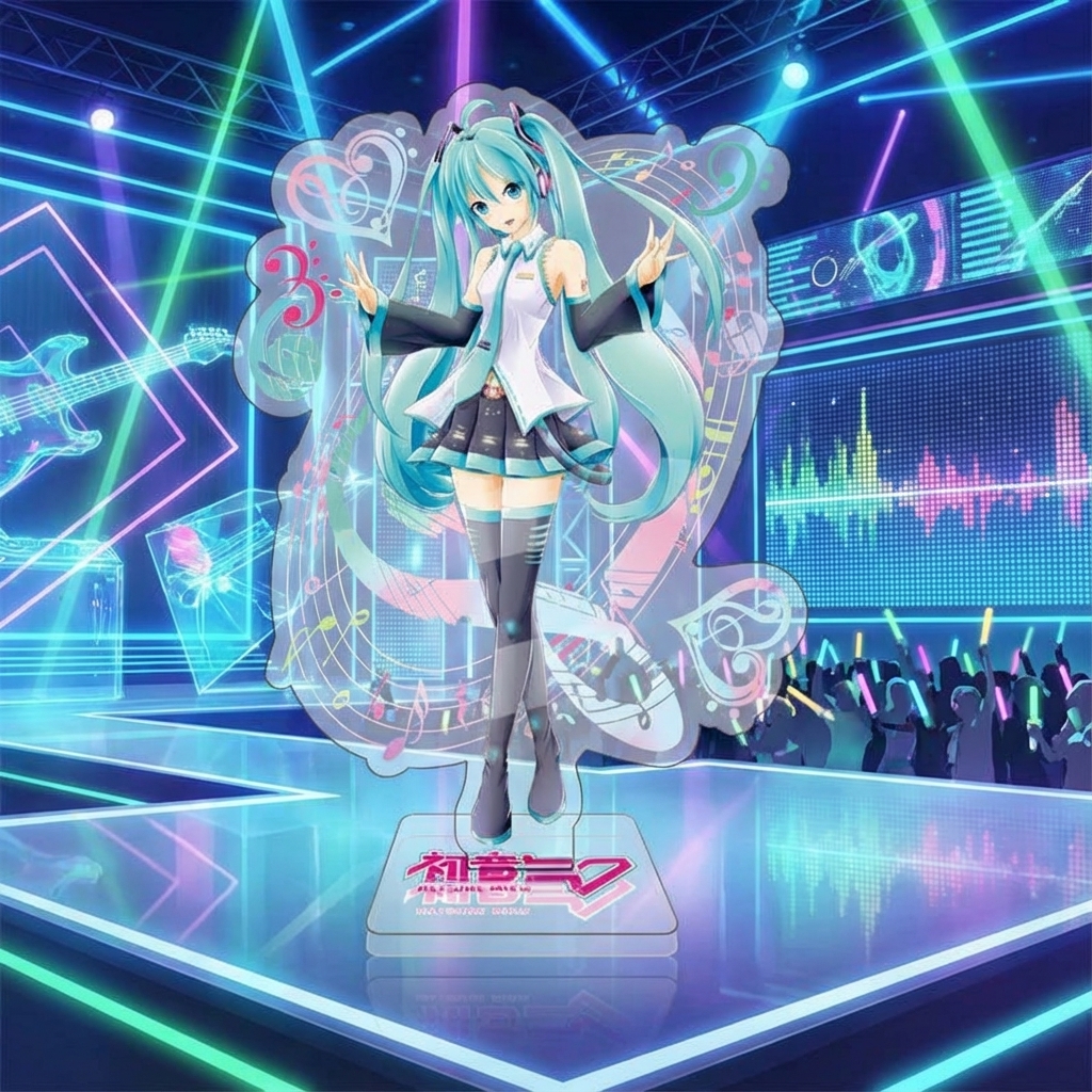 Miku Hatsune Large Acrylic Sta - Model Kit Hatsune Miku ulasan dan harga