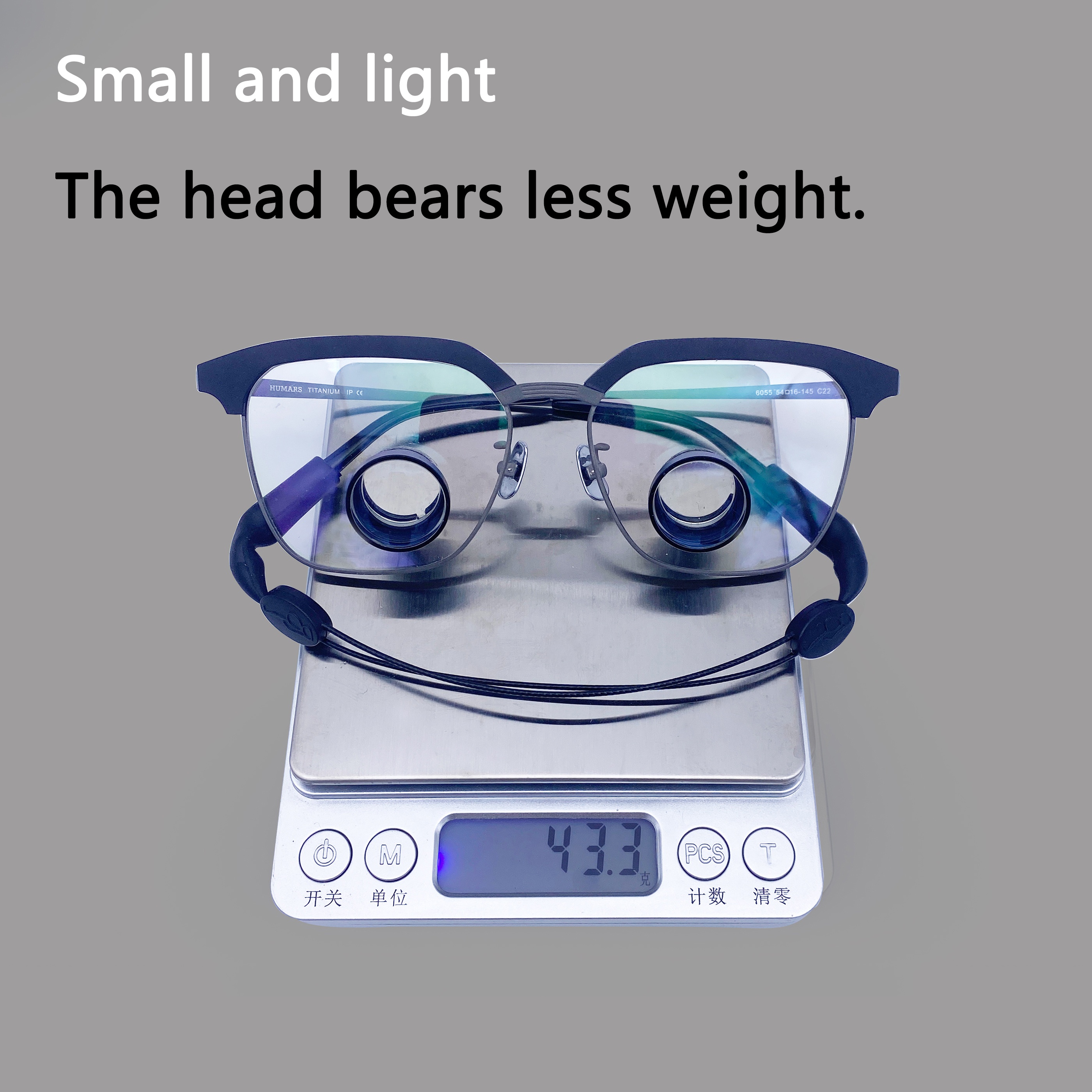 Magnifying Glass Dental Embedd - Magnifier With Light ulasan dan harga