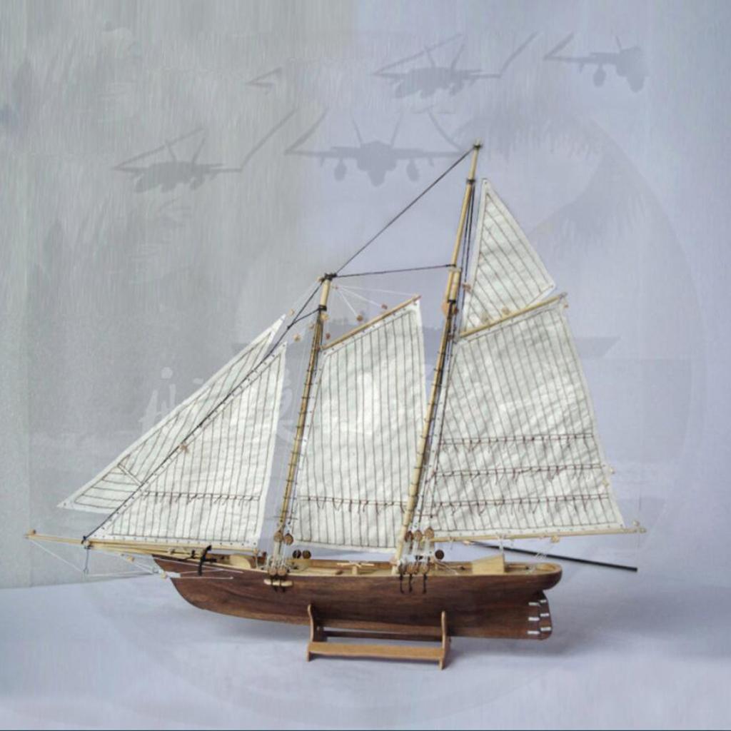 Model Ship Wood Kit Sailboat 3 - Model Kit Yacht ulasan dan harga