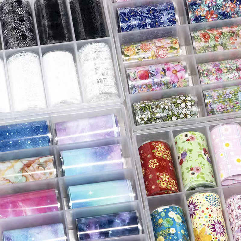 10Rolls Design Nail Foils for  - Waterslide Decal Paper ulasan dan harga