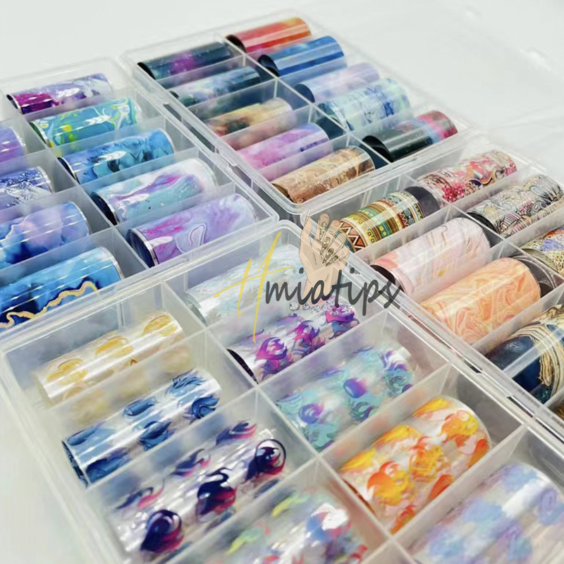 10Rolls Design Nail Foils for  - Waterslide Decal Paper ulasan dan harga