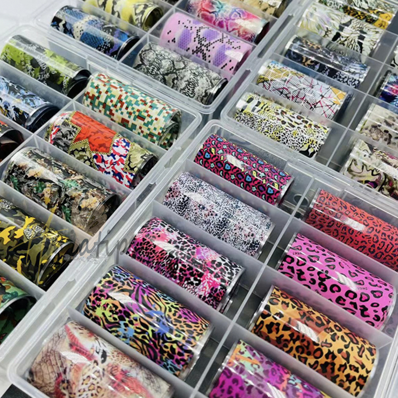 10Rolls Design Nail Foils for  - Waterslide Decal Paper ulasan dan harga