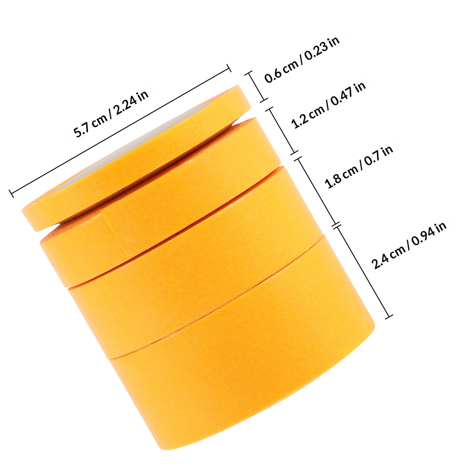 4 Rolls Automotive Masking Tap - Masking Tape Thin ulasan dan harga