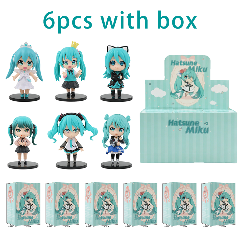 New Hot 6pcs/set Anime new mik - Model Kit Hatsune Miku ulasan dan harga