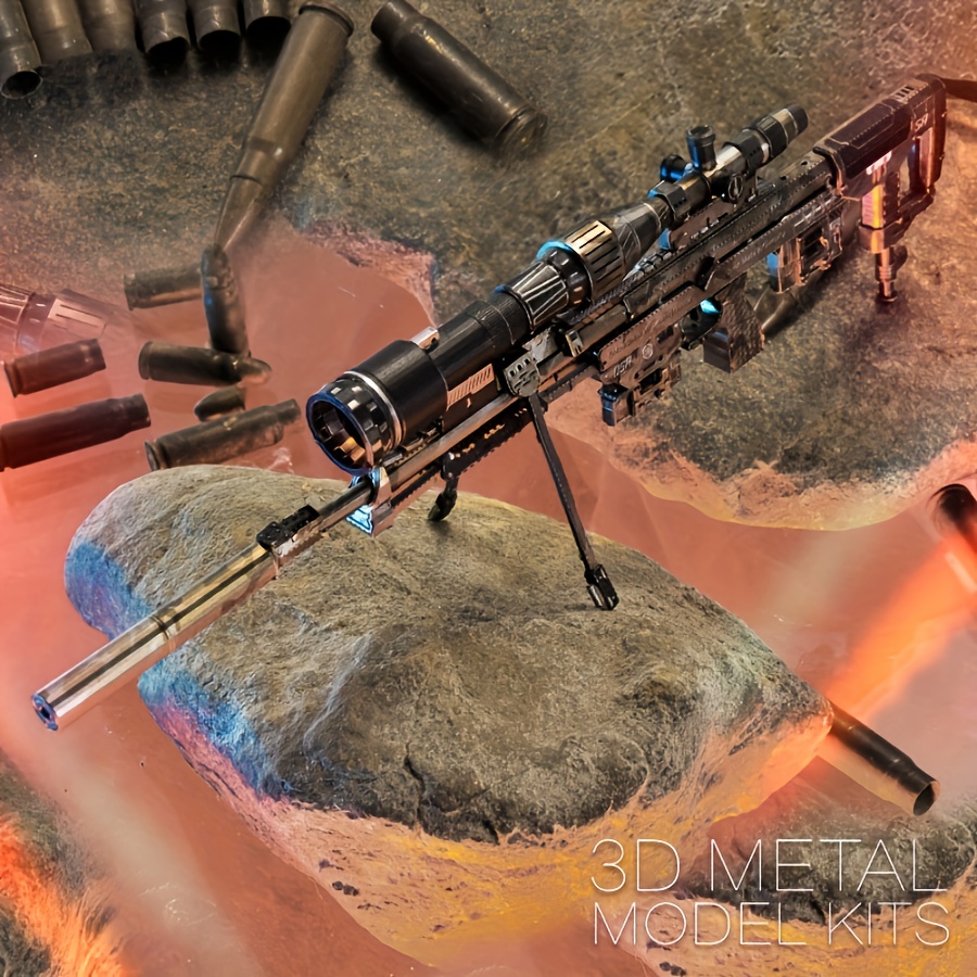 3D Metal Puzzle Gun Model DIY  - Model Kit Gunpla ulasan dan harga