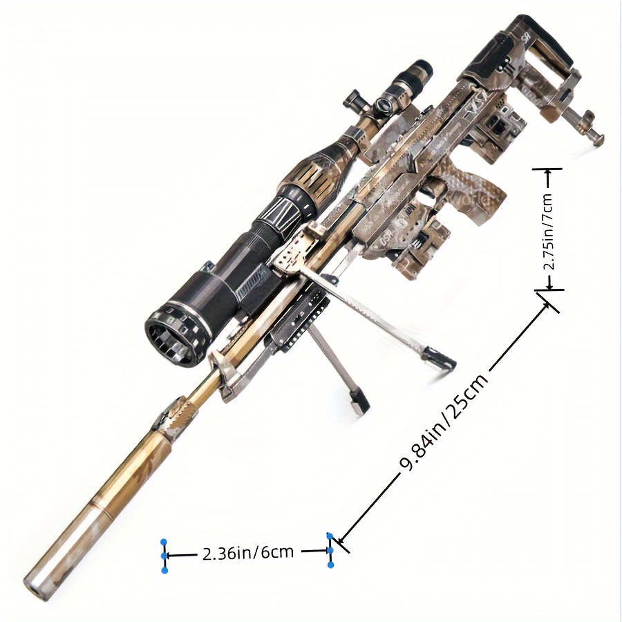 3D Metal Puzzle Gun Model DIY  - Model Kit Gunpla ulasan dan harga